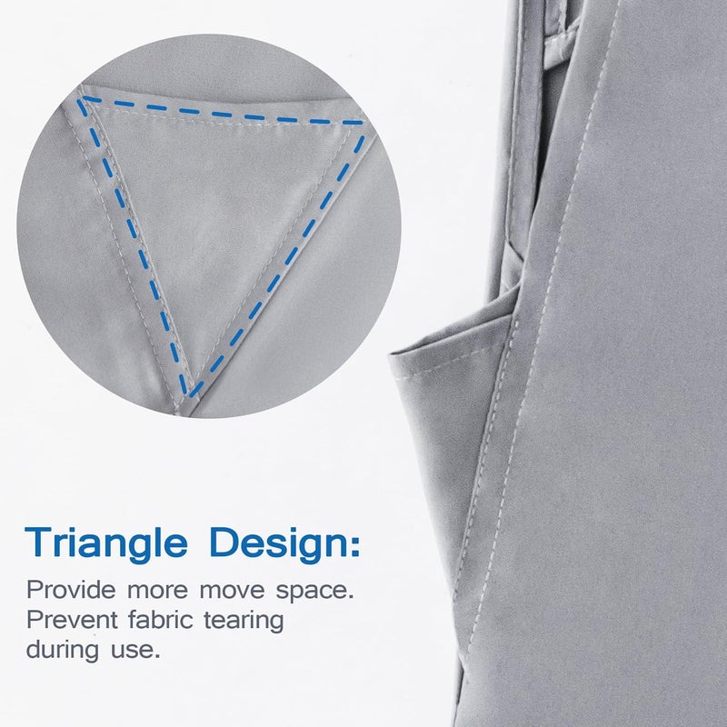 Coldwind Sleeping Bag Liners with 2 Way Zipper, Adult Sleep Sack Travel Sheets for Hotel/Hostels/Business Trips, Lightweight Single Camping Sheet Sleep Bag Liner Warm & Cold Weather, Gray - Image 2